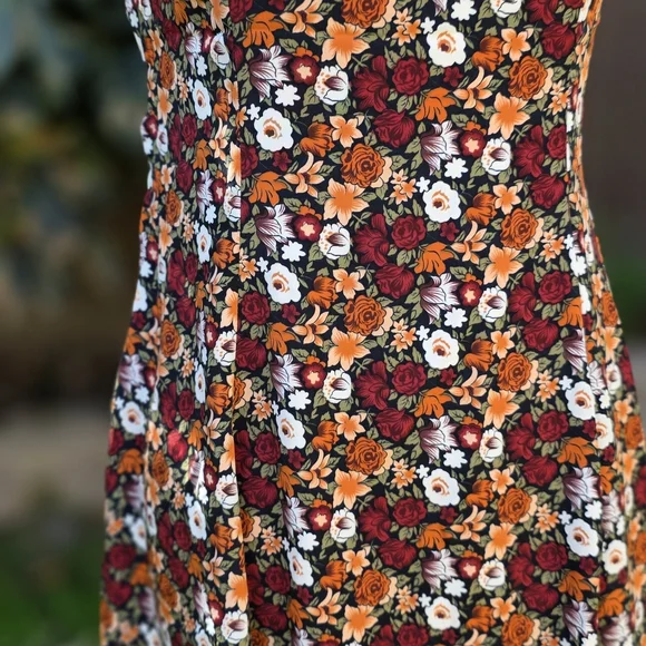 Lucky Bird Vintage Floral Maxi Colorful Sundress - Picture 6 of 9